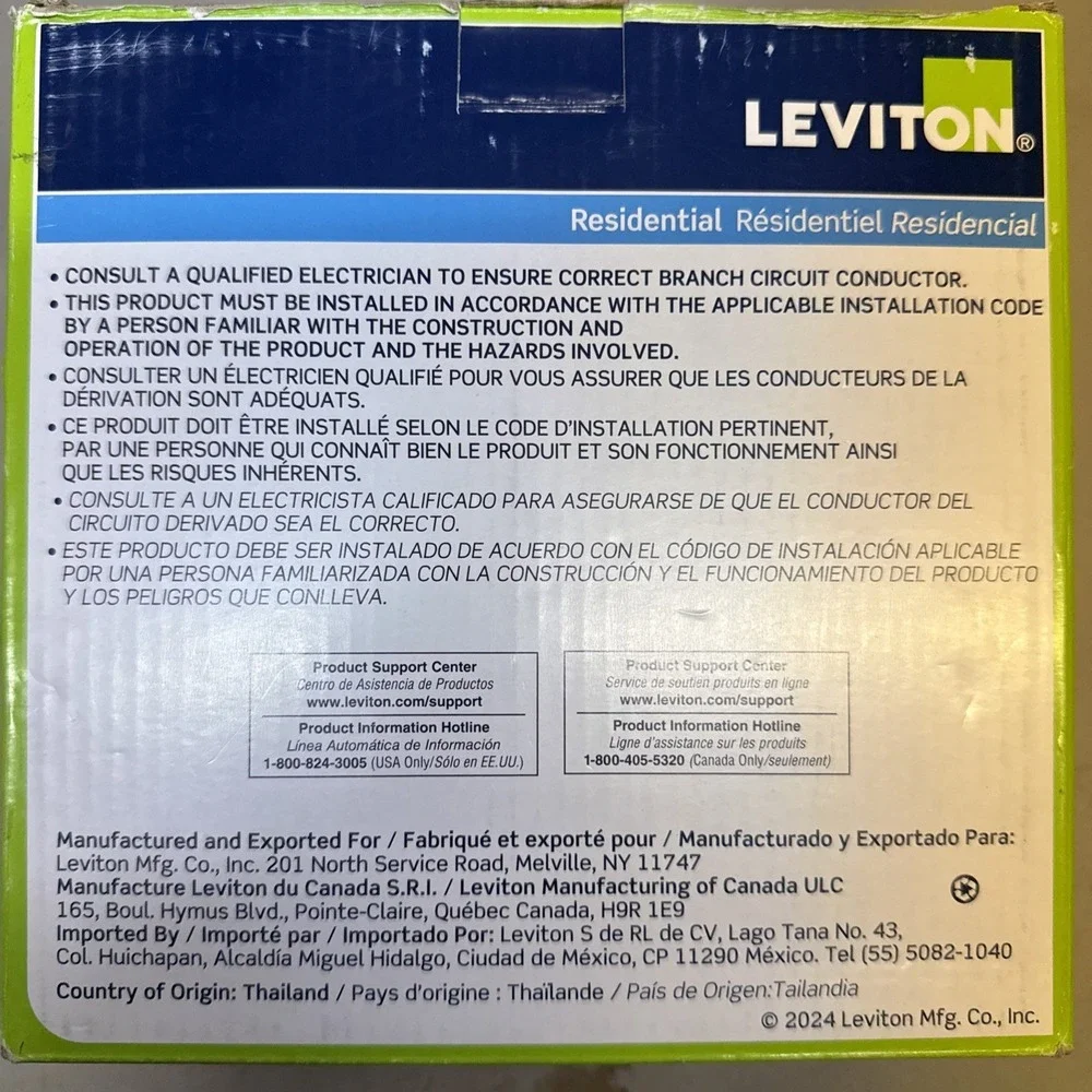 New Leviton 6 In. Round Adjustable Slim Down Light 2700 K To 5000 K - Picture 4 of 6